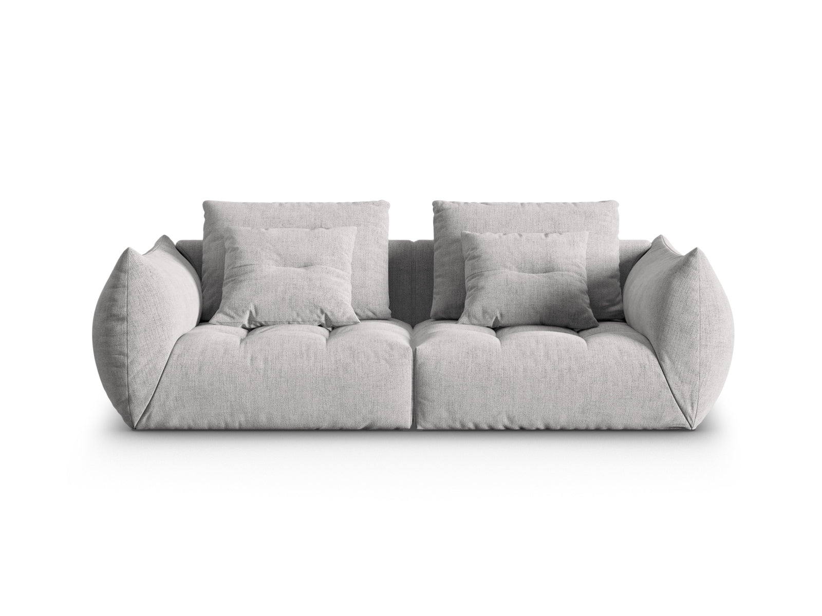 Bloom Modular Sofa 3 Sitzer in Silver präsentiert im Onlineshop von KAQTU Design AG. 3er Sofa ist von Micadoni