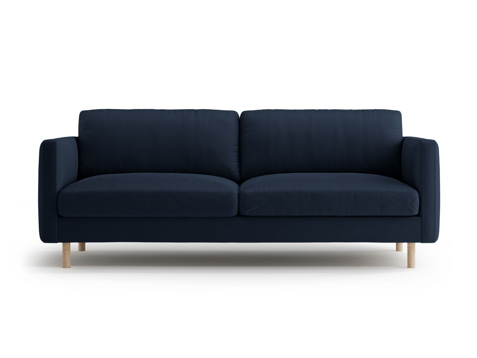 Eden Velour Sofa 3 Sitzer in Dark Blue-Paris präsentiert im Onlineshop von KAQTU Design AG. 3er Sofa ist von Micadoni