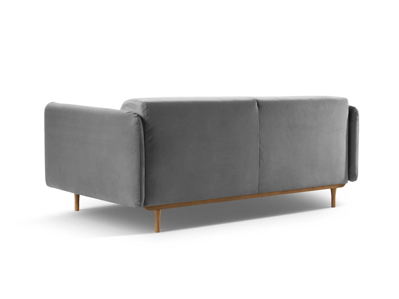 Noomi Velour Sofa 3 Sitzer in Grey präsentiert im Onlineshop von KAQTU Design AG. 3er Sofa ist von Micadoni