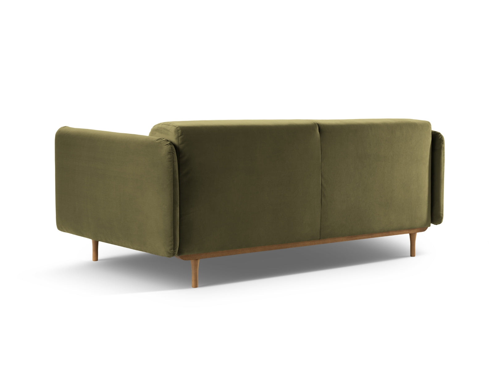 Noomi Velour Sofa 3 Sitzer in Moss Green Melange präsentiert im Onlineshop von KAQTU Design AG. 3er Sofa ist von Micadoni