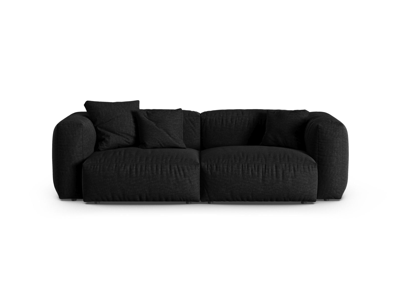 3-Sitzer Modular Sofa XL Martina in Black-Boston präsentiert im Onlineshop von KAQTU Design AG. 3er Sofa ist von Micadoni