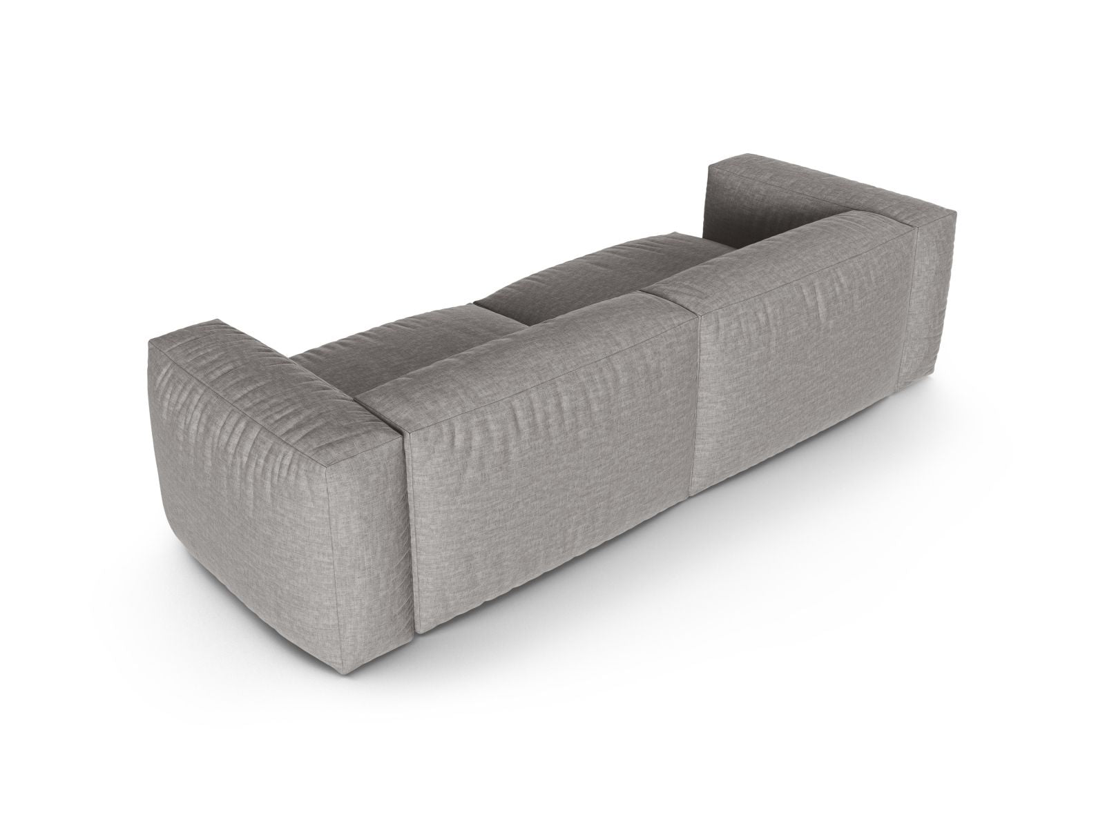 Elegantes XL 3-Sitzer Sofa Martina in dezentem Grau, ideal für moderne Wohnräume und gemütliche Entspannung, erhältlich bei Micadoni.