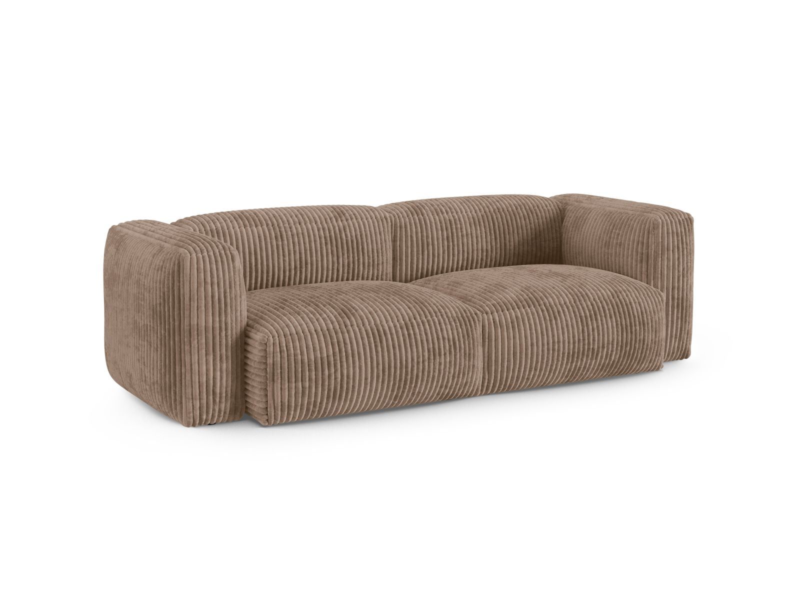 Elegantes 3-Sitzer Sofa XL Martina in der Farbe Acorn-Tilia, ideal für stilvolle Wohnräume, präsentiert von Micadoni.