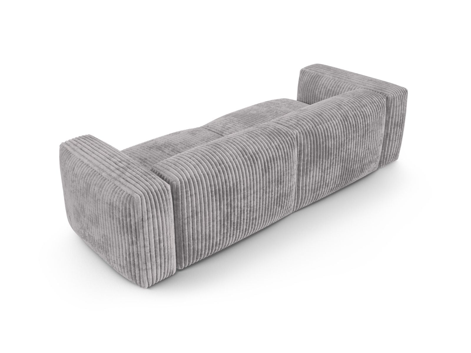 Elegantes XL 3-Sitzer Sofa Martina in dezentem Grau, ideal für moderne Wohnräume und entspannte Gemütlichkeit.