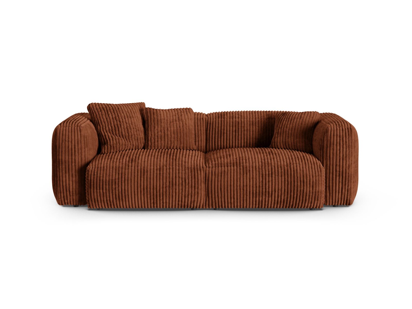 3-Sitzer Modular Sofa XL Martina in Brick-Tilia präsentiert im Onlineshop von KAQTU Design AG. 3er Sofa ist von Micadoni