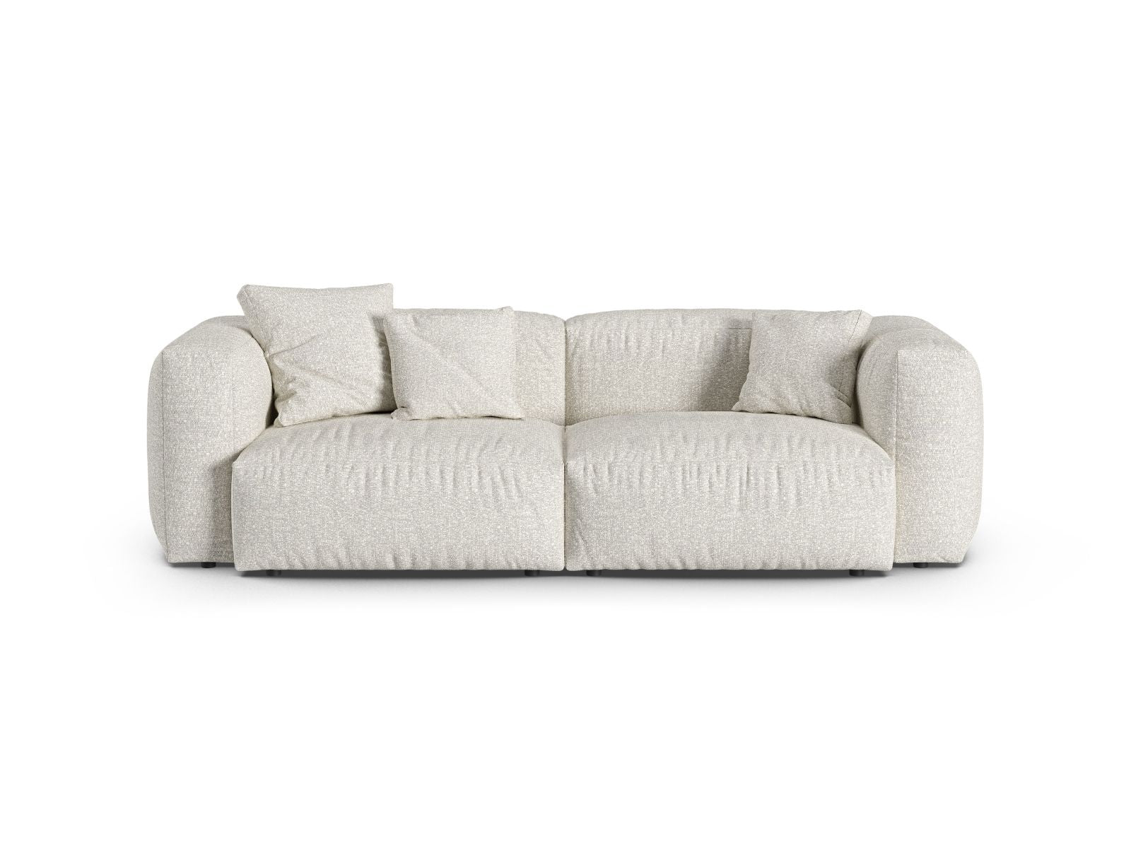 3-Sitzer Modular Sofa XL Martina in Grey Beige Melange-Monet präsentiert im Onlineshop von KAQTU Design AG. 3er Sofa ist von Micadoni