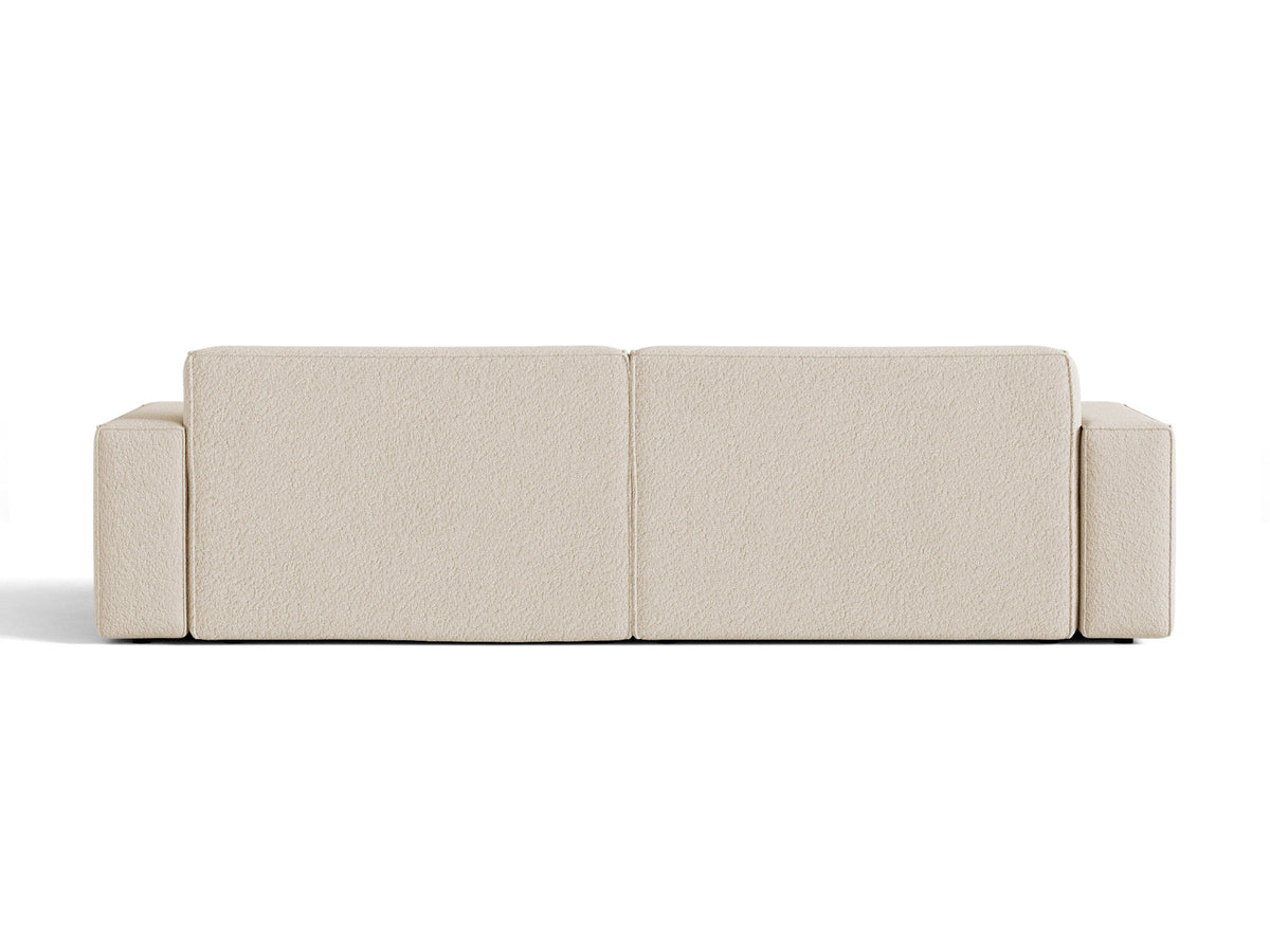 Jodie Boucle modulares Sofa 4 Sitzer in Beige-Baloo präsentiert im Onlineshop von KAQTU Design AG. 4er Sofa ist von Micadoni
