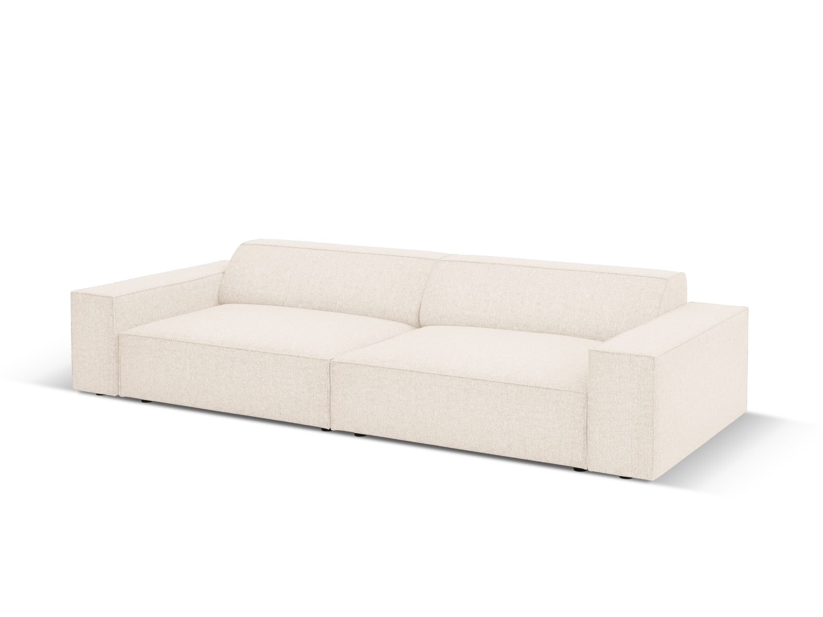 Jodie Modulares Sofa 4 Sitzer in Light Beige präsentiert im Onlineshop von KAQTU Design AG. 3er Sofa ist von Micadoni