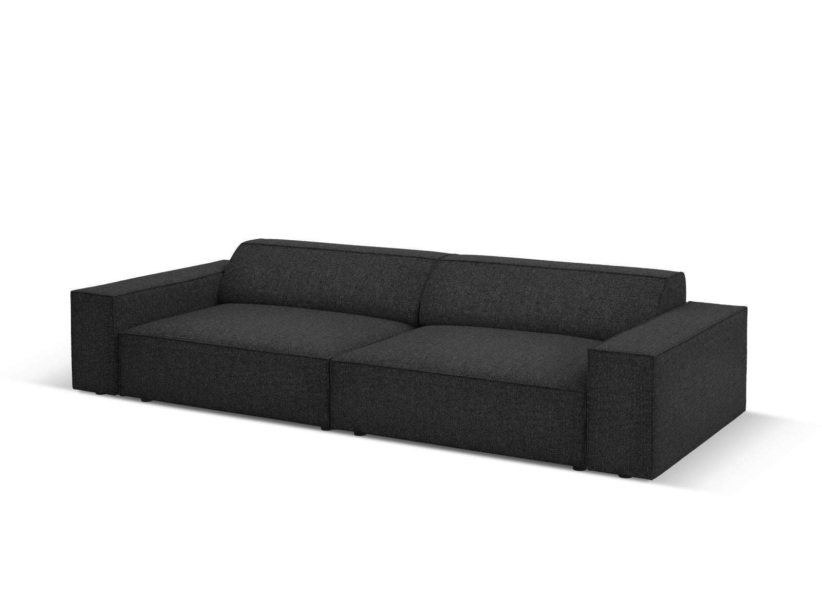 Jodie Modulares Sofa 4 Sitzer in Black präsentiert im Onlineshop von KAQTU Design AG. 3er Sofa ist von Micadoni