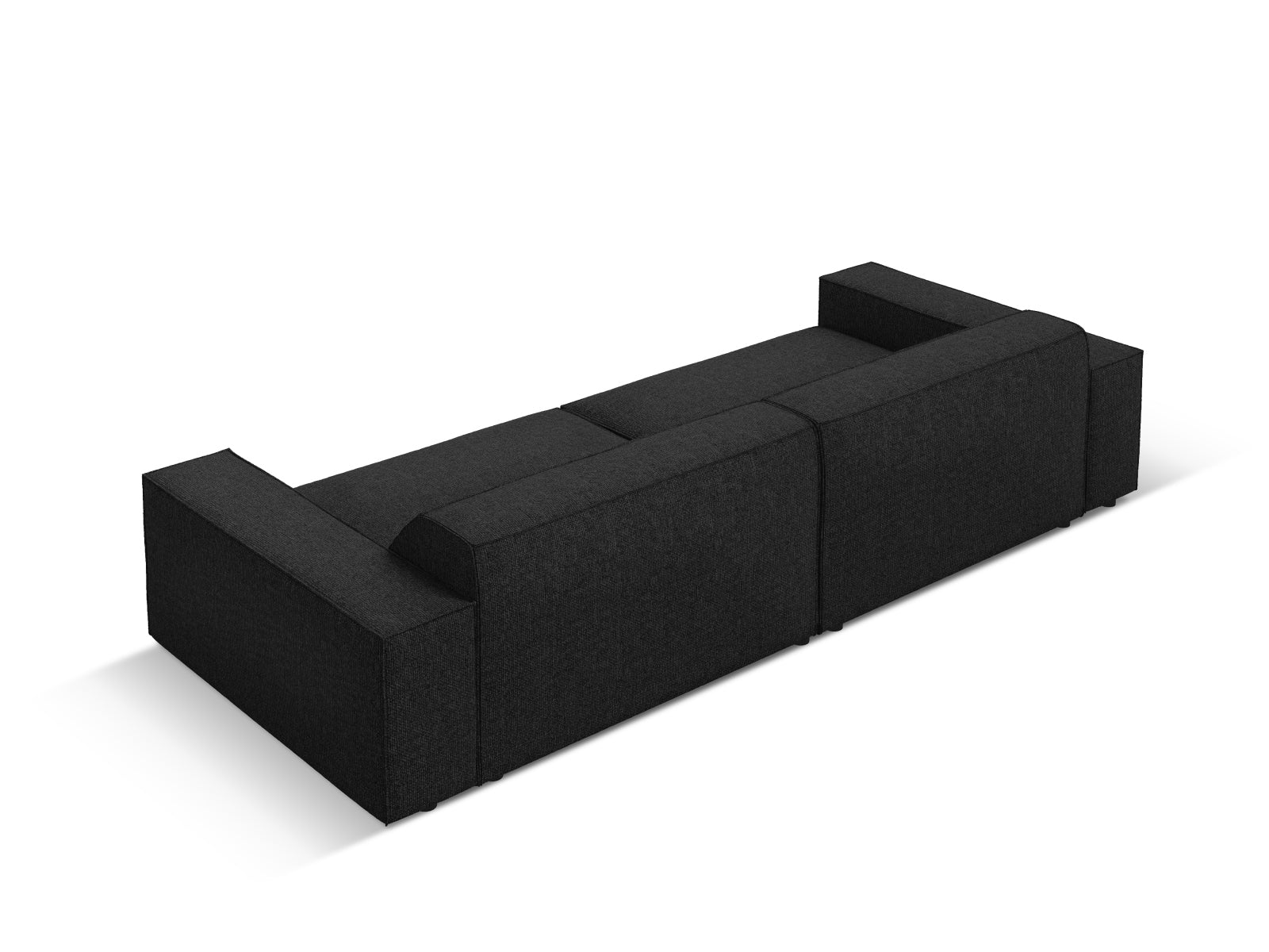 Jodie Modulares Sofa 4 Sitzer in Black präsentiert im Onlineshop von KAQTU Design AG. 3er Sofa ist von Micadoni