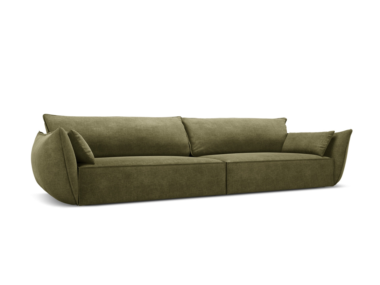 Elegantes Kaelle 4-Sitzer Sofa in der Farbe Green-Over The Horizon, ideal für stilvolle Wohnräume, erhältlich bei KAQTU Design AG.