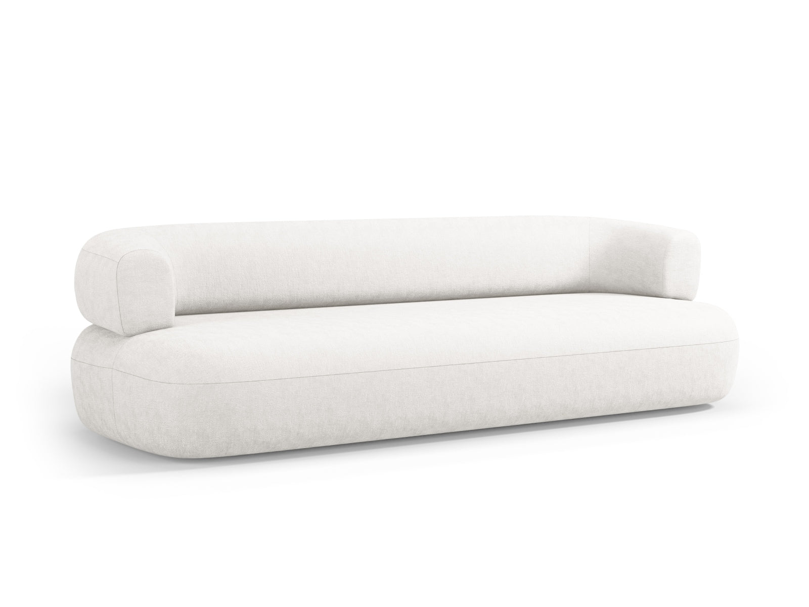 Elegantes 4-Sitzer Sofa Jenny in sanftem Beige, ideal für stilvolle Wohnräume. Komfort und Qualität vereint von Micadoni.