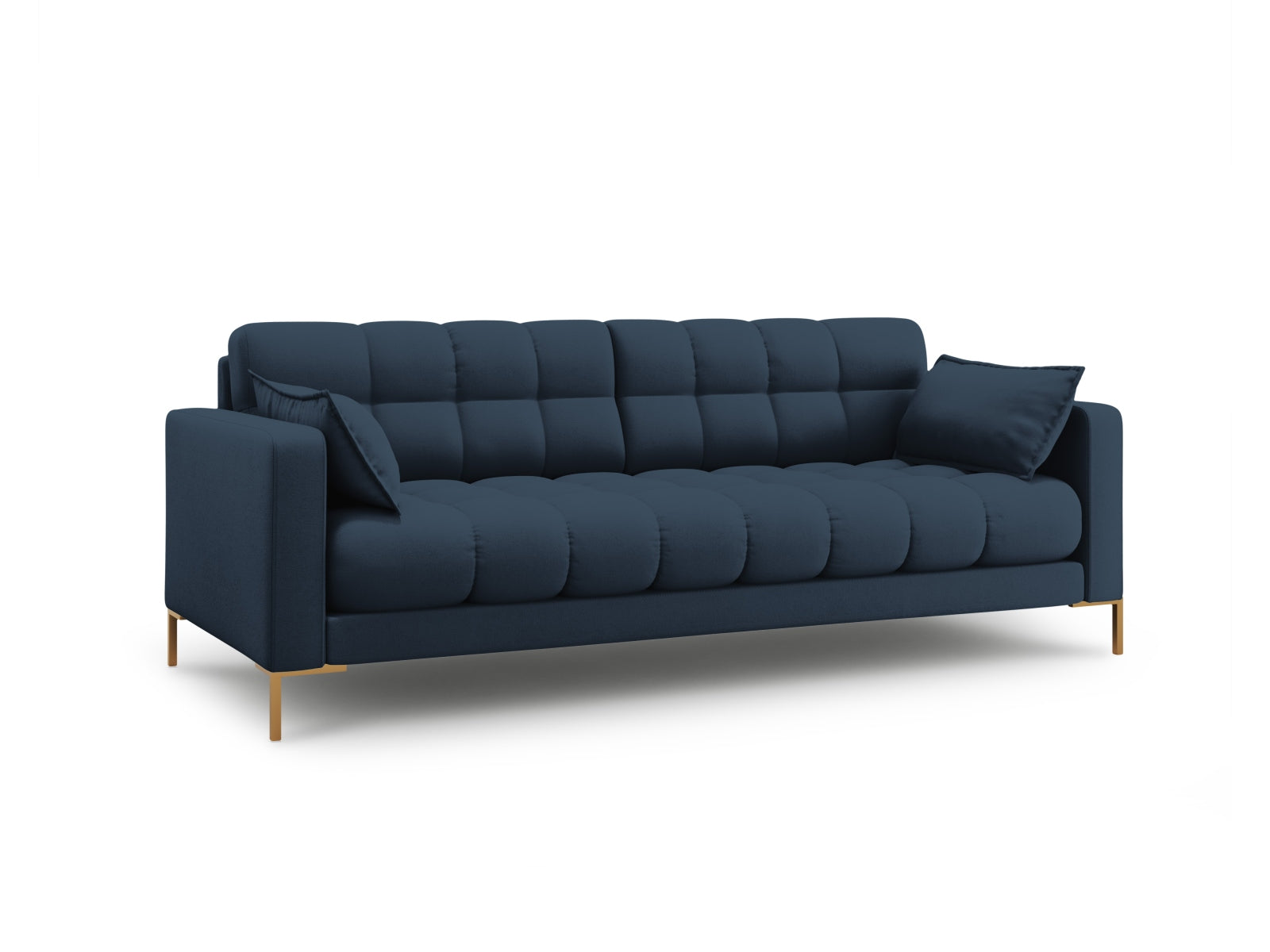 Mamaia Sofa 4 Sitzer in Blue/Gold präsentiert im Onlineshop von KAQTU Design AG. 4er Sofa ist von Micadoni