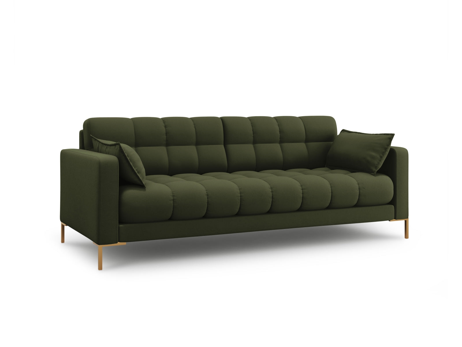 Mamaia Sofa 4 Sitzer in Green/Gold präsentiert im Onlineshop von KAQTU Design AG. 4er Sofa ist von Micadoni