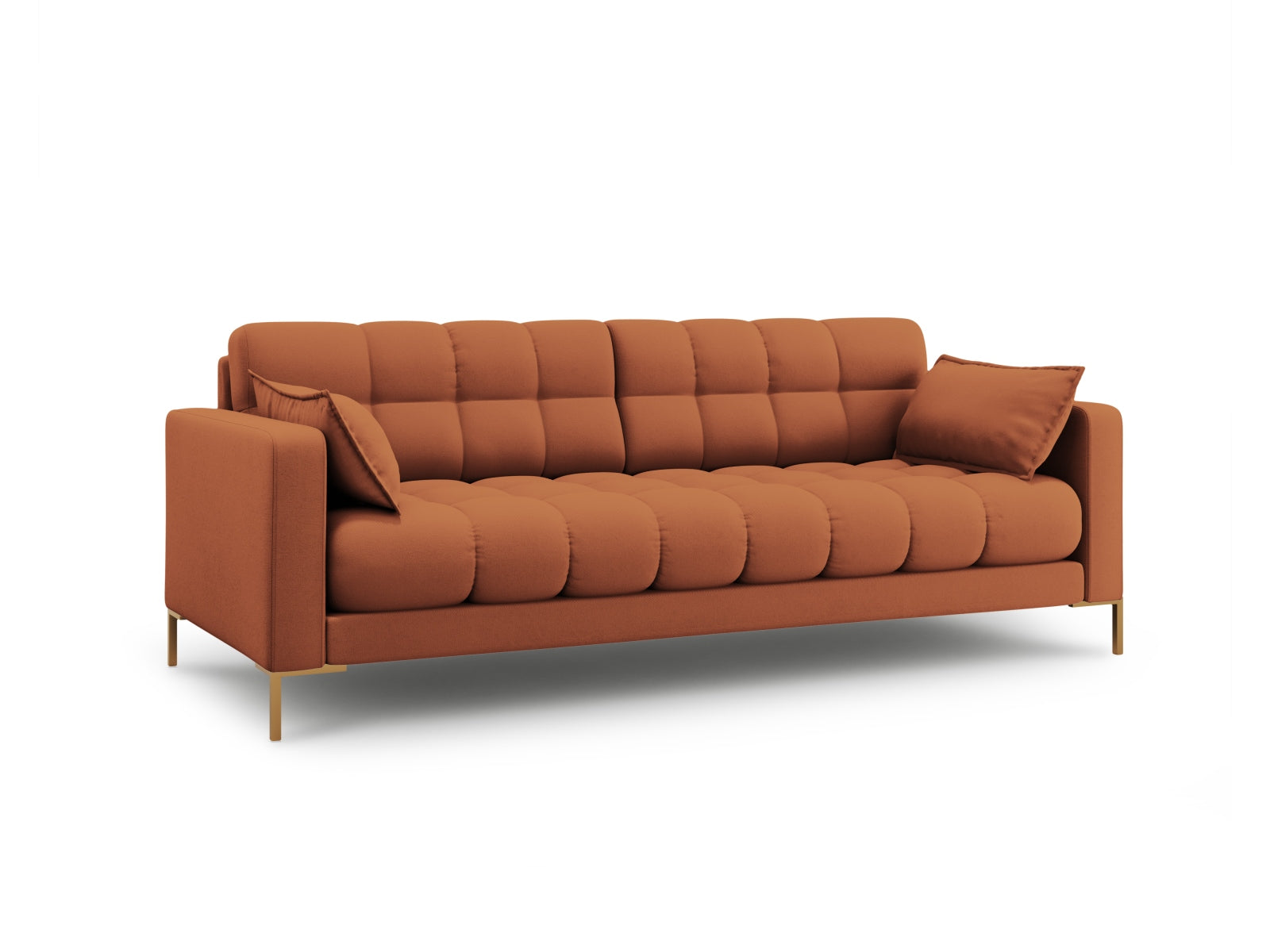 Mamaia Sofa 4 Sitzer in Brick/Gold präsentiert im Onlineshop von KAQTU Design AG. 4er Sofa ist von Micadoni