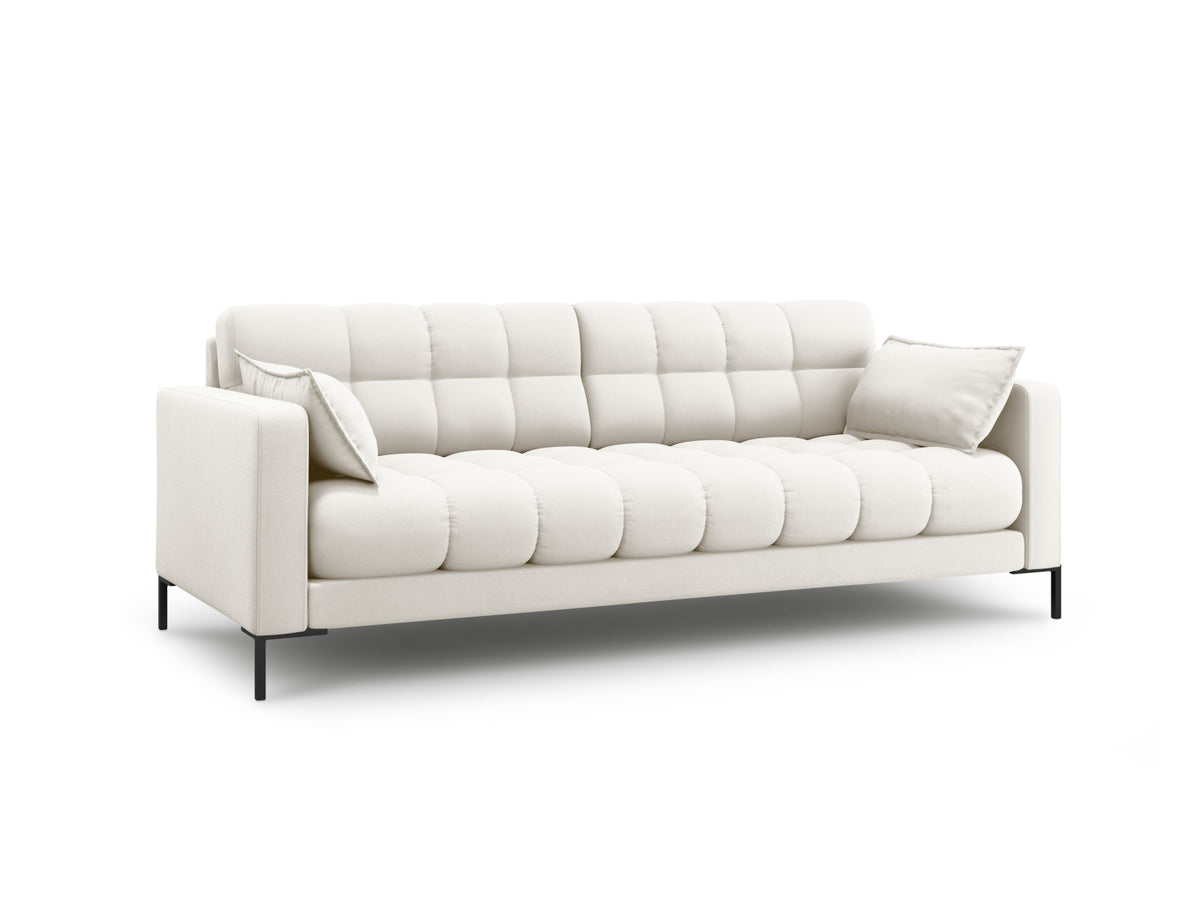 Mamaia Sofa 4 Sitzer in Light Beige/Schwarz-Neve präsentiert im Onlineshop von KAQTU Design AG. 4er Sofa ist von Micadoni