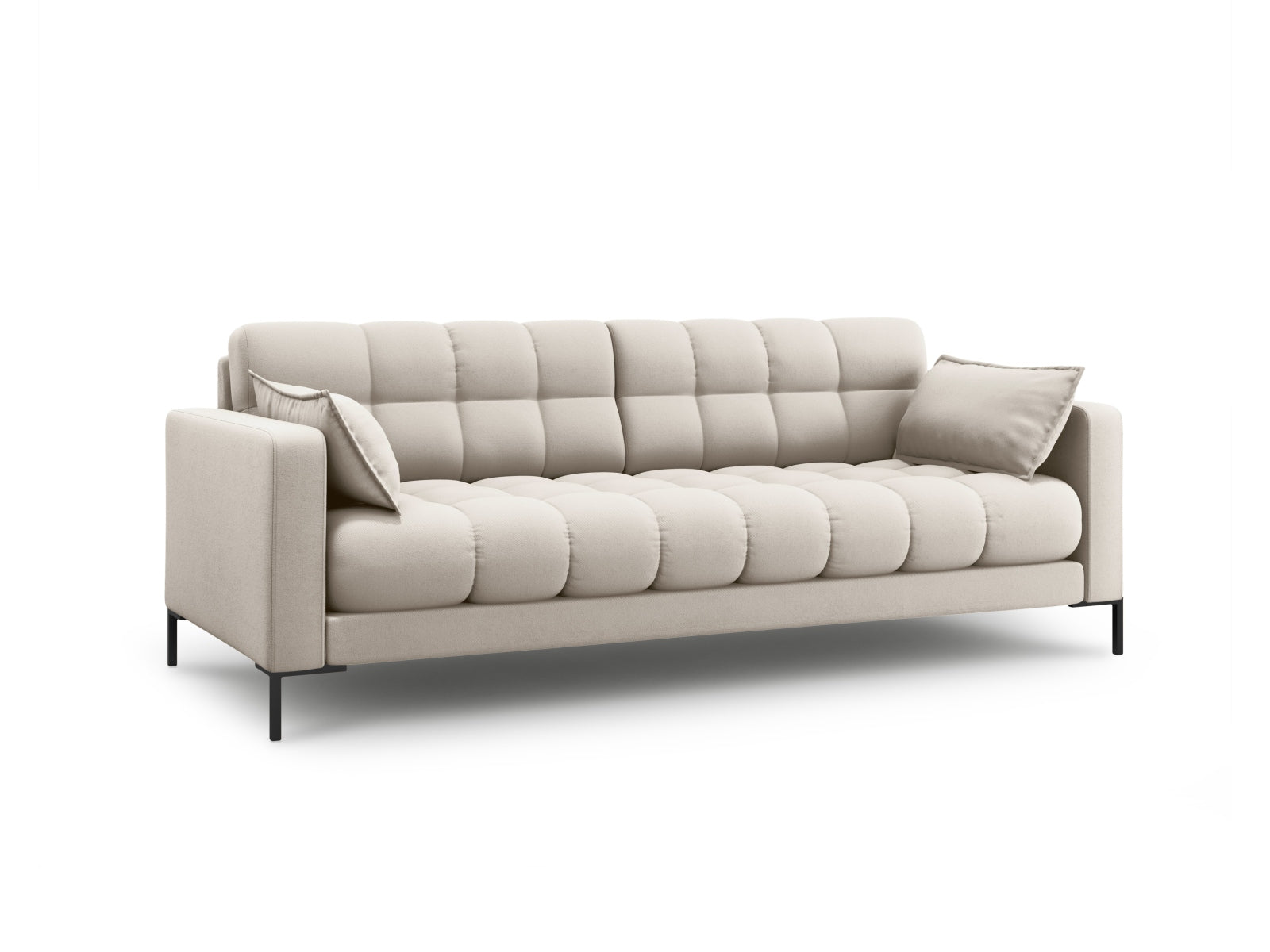 Mamaia Sofa 4 Sitzer in Beige/Schwarz präsentiert im Onlineshop von KAQTU Design AG. 4er Sofa ist von Micadoni