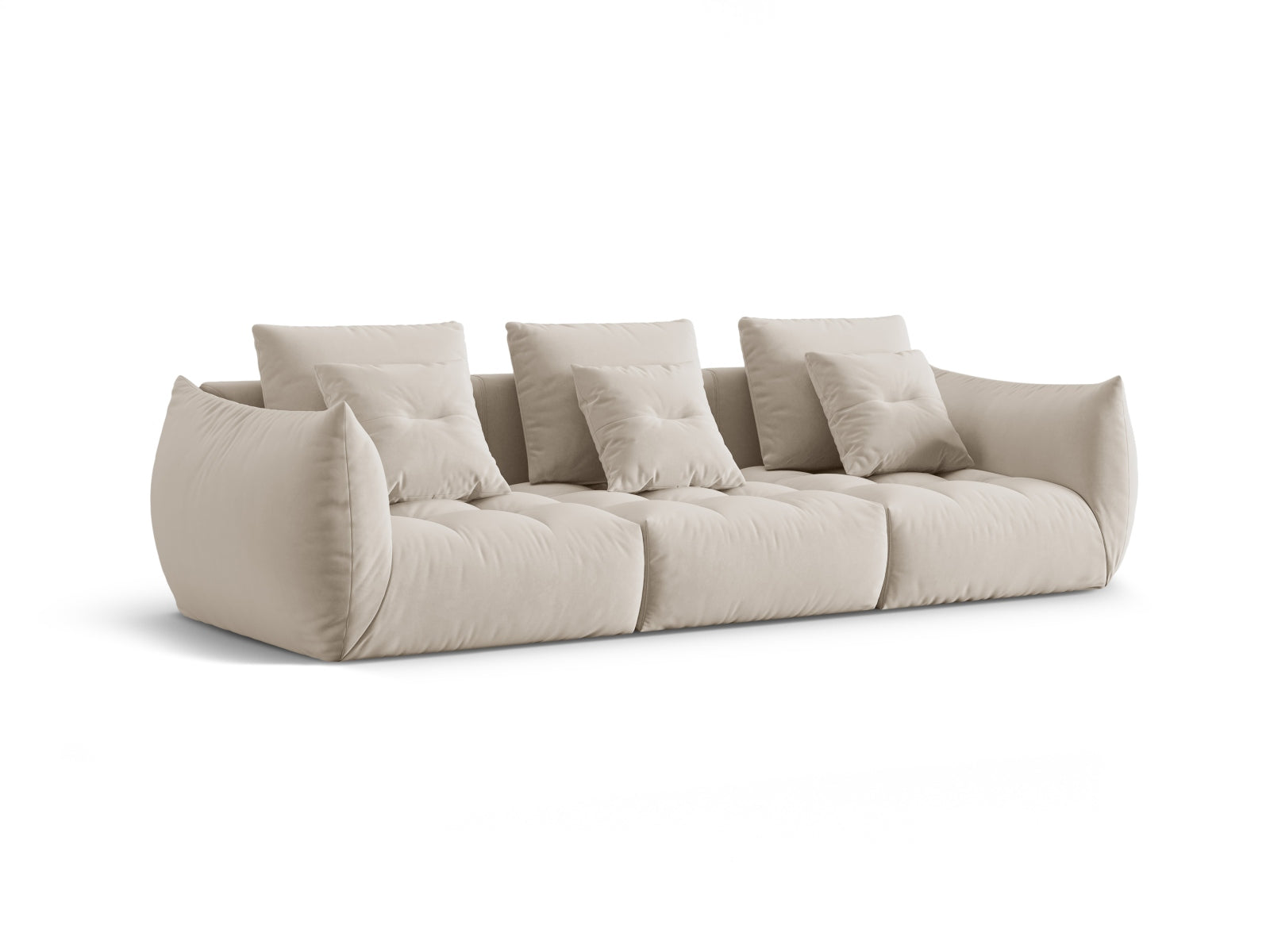 Erleben Sie das Bloom Velour Modular Sofa 4 Sitzer von Micadoni – stilvolles Design, erstklassiger Komfort und vielseitige Modularität für Ihr Zuhause.