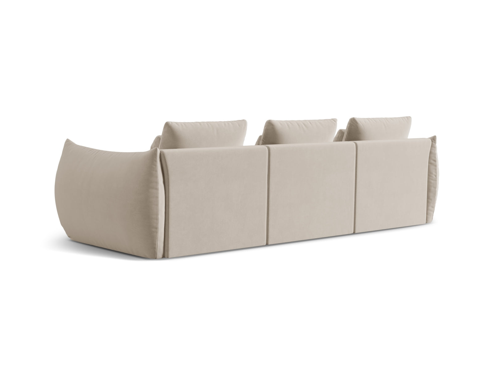 Entdecken Sie das Bloom Velour Modular Sofa 4 Sitzer von Micadoni – elegantes Design, hervorragender Komfort und flexible Anpassungsmöglichkeiten für Ihr Wohnzimmer.