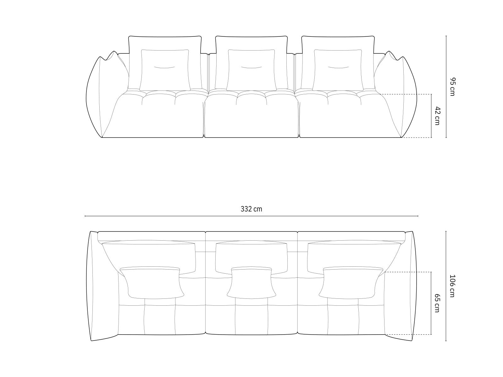 Entdecken Sie das Bloom Velour Modular Sofa 4 Sitzer von Micadoni – elegantes Design, hervorragender Komfort und flexible Anpassungsmöglichkeiten für Ihr Wohnzimmer.