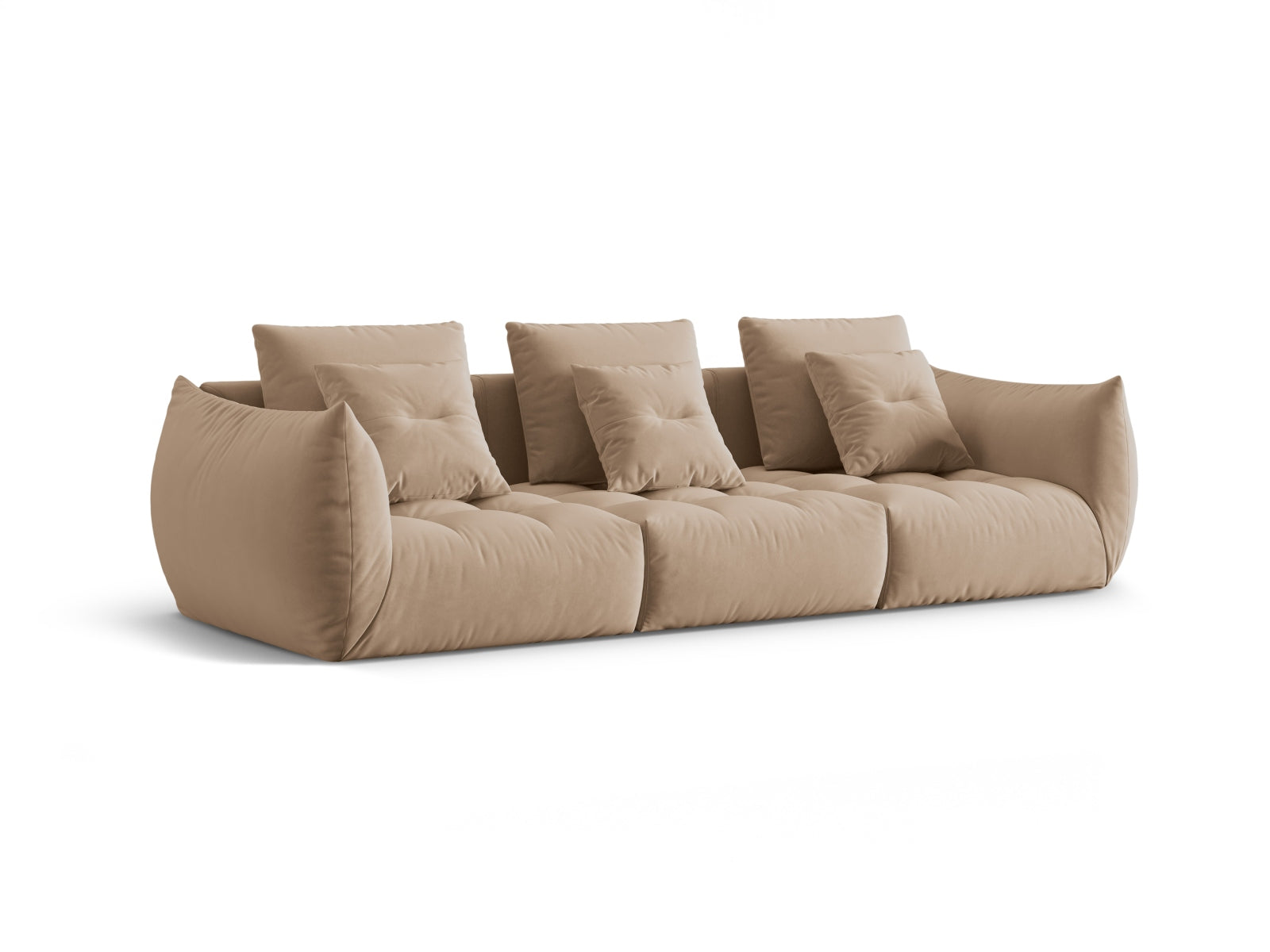 Erleben Sie das Bloom Velour Modular Sofa 4 Sitzer von Micadoni – stilvolles Design, optimaler Komfort und vielseitige Konfigurationsmöglichkeiten für Ihr Zuhause.