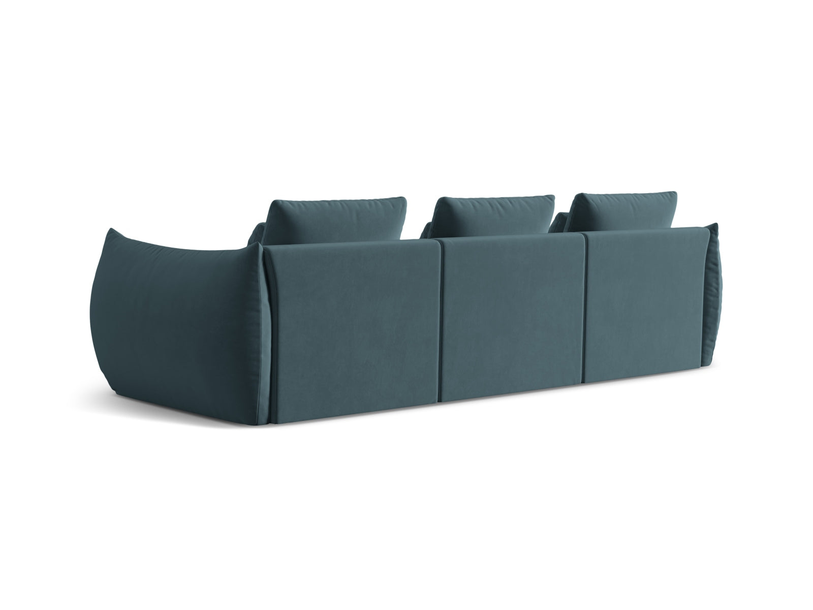 Entdecken Sie das elegante Bloom Velour Modular Sofa 4 Sitzer von Micadoni – ideal für stilvolle Wohnzimmer. Komfort und modernes Design vereint!