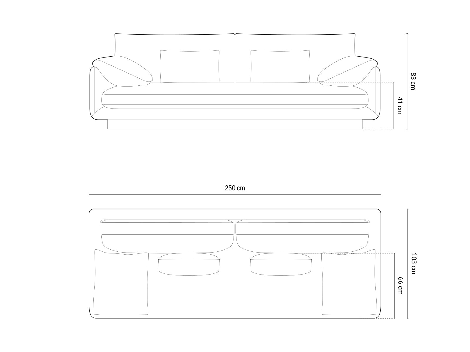 Torino Velour Sofa 4 Sitzer in Cuoio präsentiert im Onlineshop von KAQTU Design AG. 4er Sofa ist von Micadoni