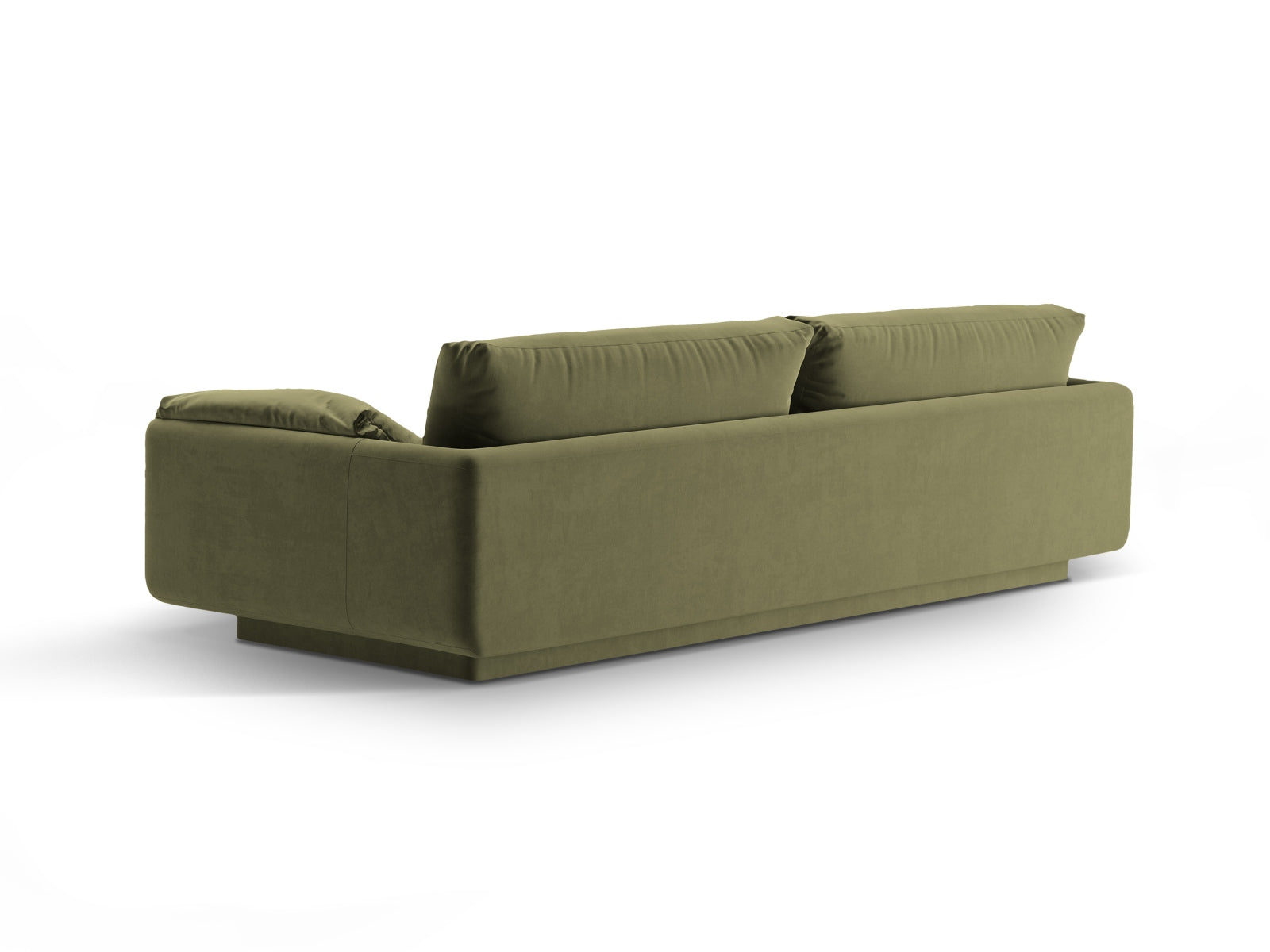 Torino Velour Sofa 4 Sitzer in Light Green präsentiert im Onlineshop von KAQTU Design AG. 4er Sofa ist von Micadoni