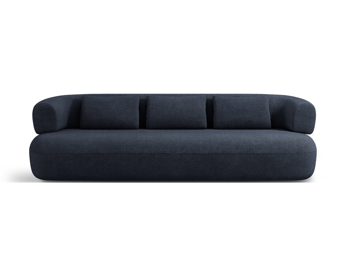 Jenny Boucle Sofa 4 Sitzer in Dark Blue-Now or Never präsentiert im Onlineshop von KAQTU Design AG. 4er Sofa ist von Micadoni