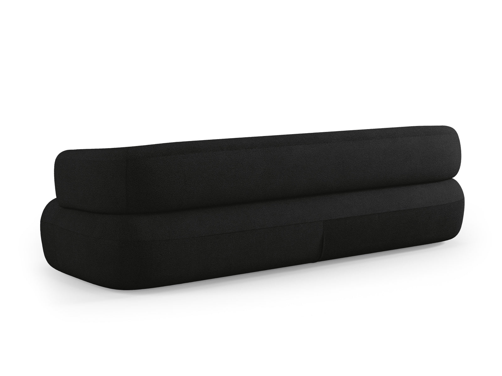 Jenny Boucle Sofa 4 Sitzer in Black präsentiert im Onlineshop von KAQTU Design AG. 3er Sofa ist von Micadoni