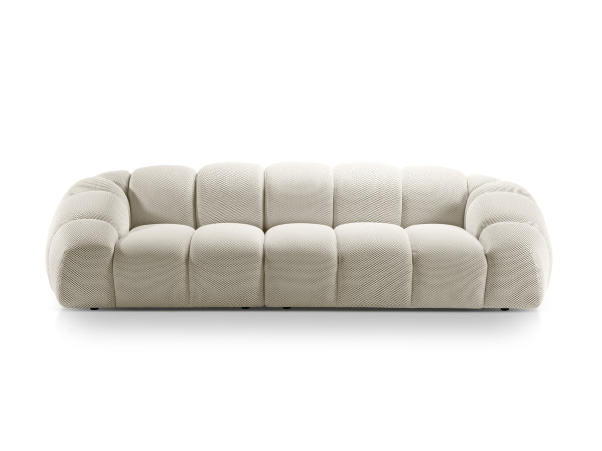 Diana Sofa 4 Sitzer in Light Beige-Sonic präsentiert im Onlineshop von KAQTU Design AG. 4er Sofa ist von Micadoni