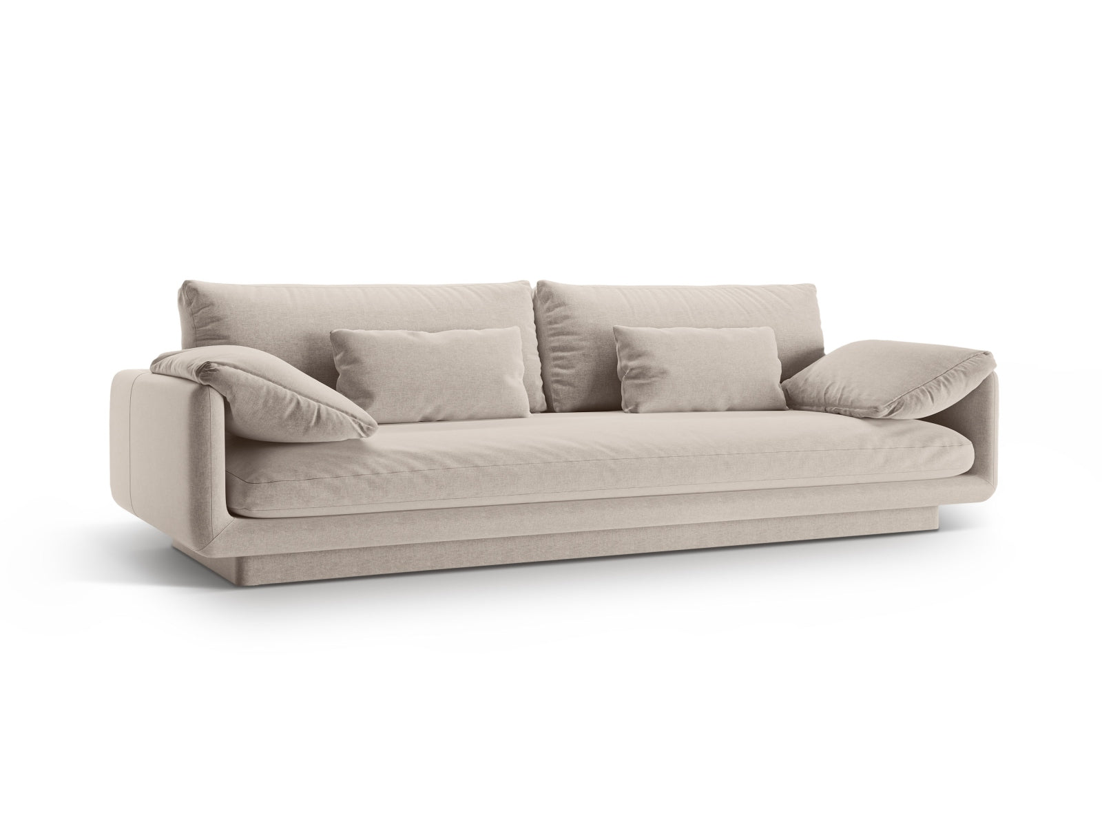 Torino Sofa 4 Sitzer in Light Beige präsentiert im Onlineshop von KAQTU Design AG. Sofa ist von Micadoni