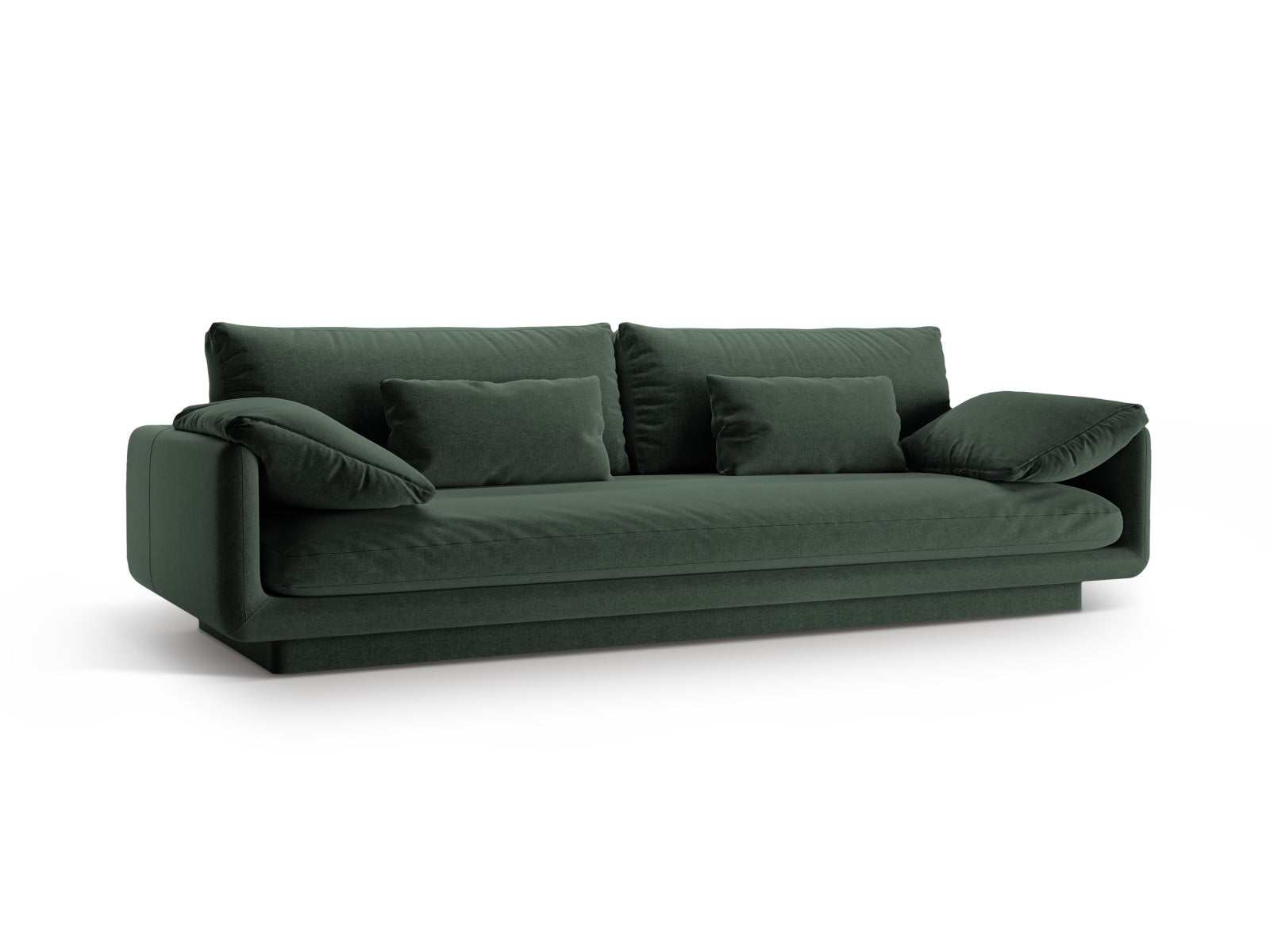 Torino Sofa 4 Sitzer in Moss Green präsentiert im Onlineshop von KAQTU Design AG. Sofa ist von Micadoni