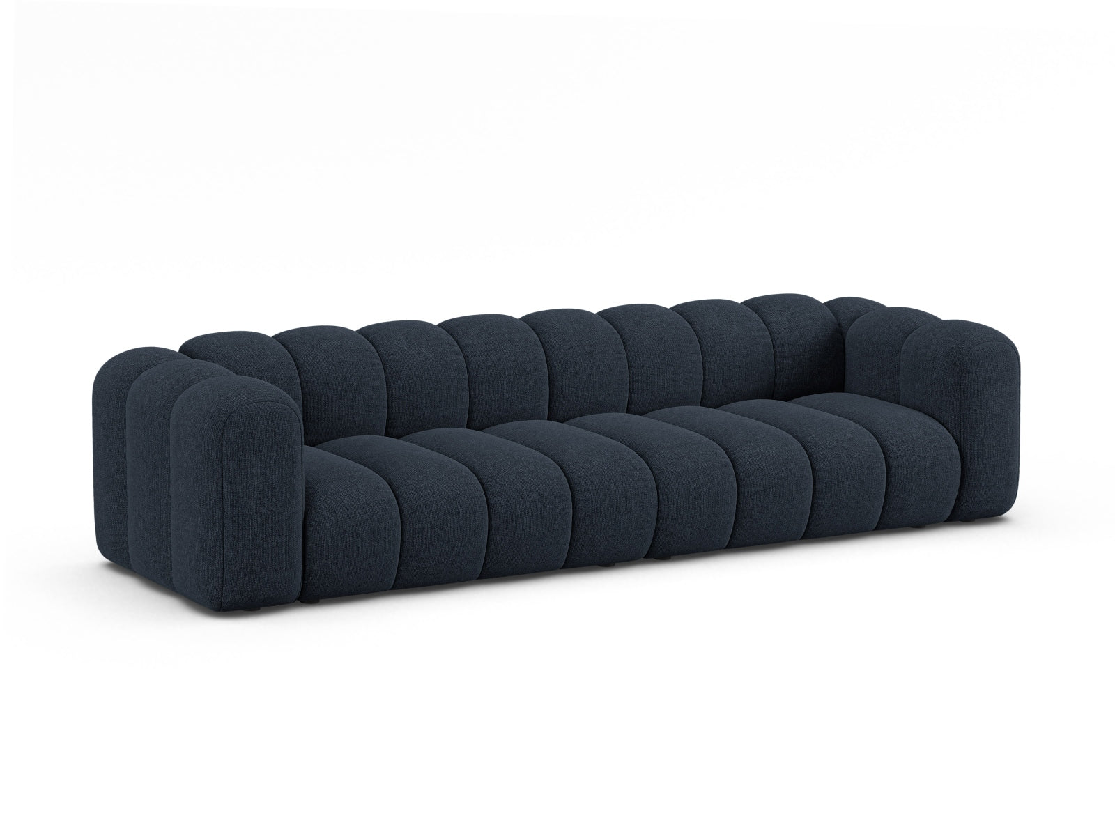 Elegantes Lupine Modular Sofa für 4 Personen in Navy Blue-Eden, ideal für stilvolle Wohnräume, erhältlich bei KAQTU Design AG.