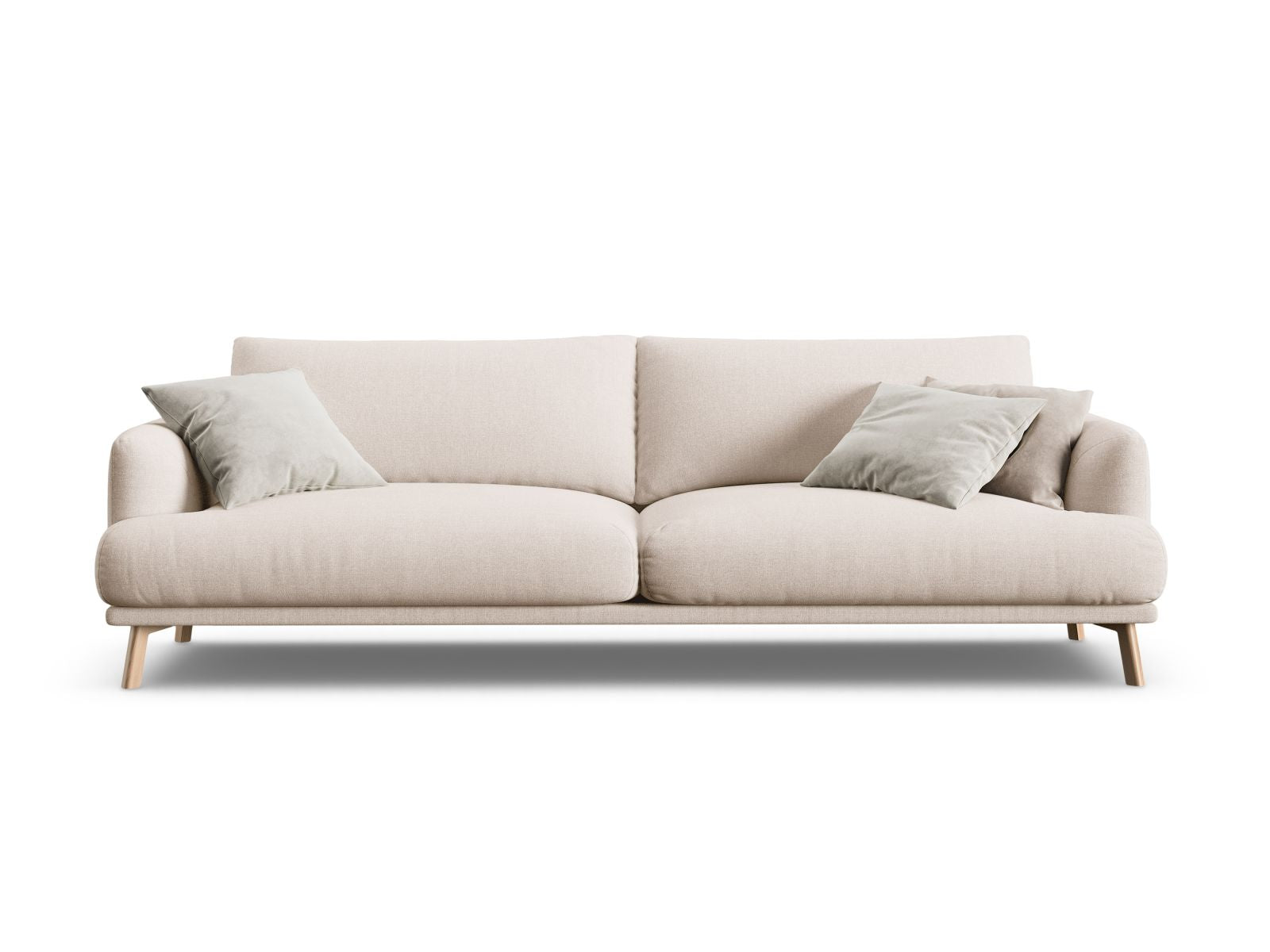 4-Sitzer Sofa Naomi in Beige-Liberty präsentiert im Onlineshop von KAQTU Design AG. 4er Sofa ist von Micadoni
