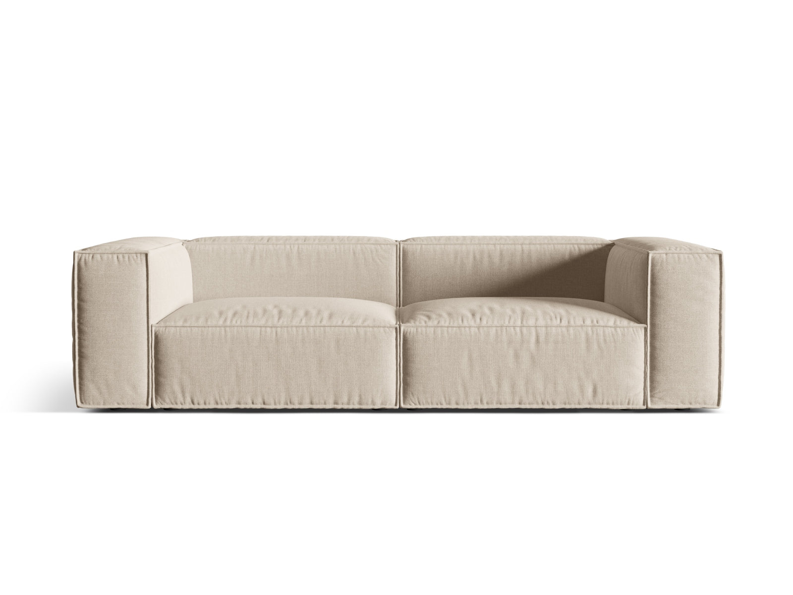 Nuria Sofa 4 Sitzer in Beige präsentiert im Onlineshop von KAQTU Design AG. Sofa ist von Micadoni