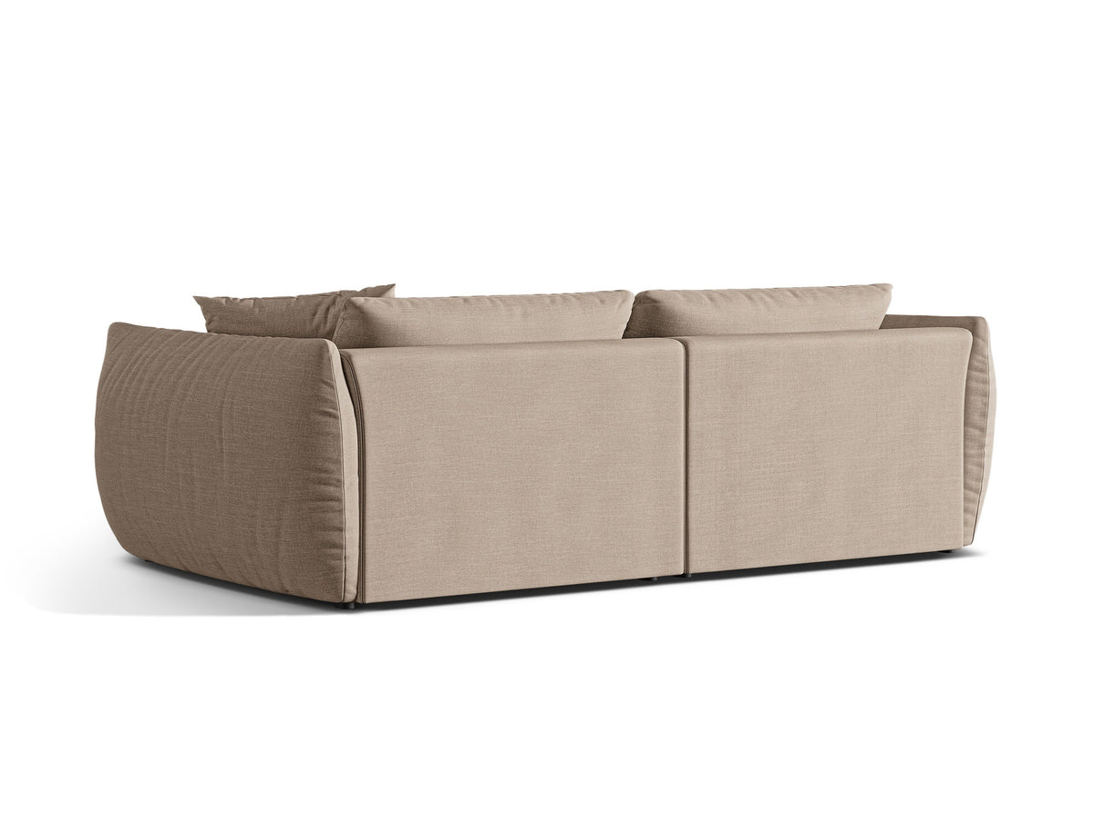 Chris Modular Sofa 4 Sitzer in Sand-LINS präsentiert im Onlineshop von KAQTU Design AG. 4er Sofa ist von Micadoni