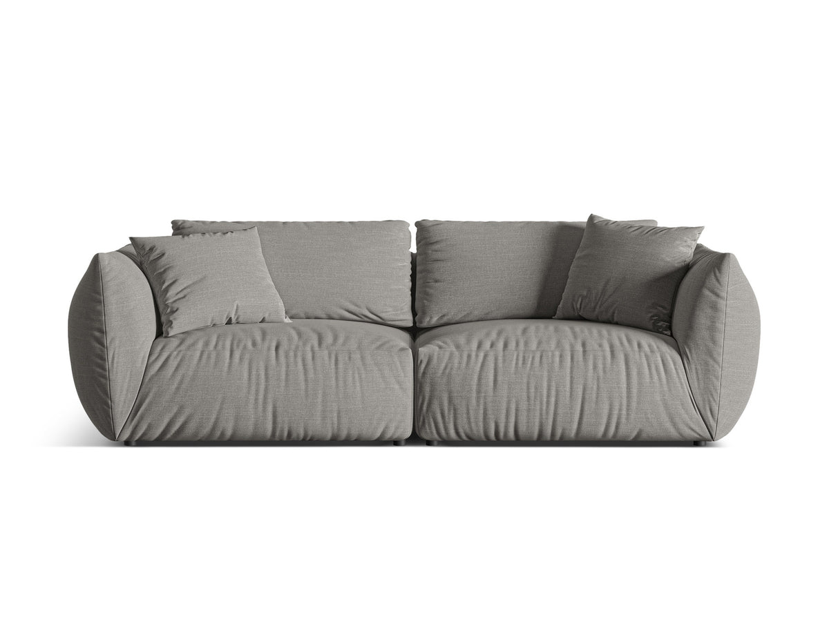 Chris Modular Sofa 4 Sitzer in Warm grey-LINS präsentiert im Onlineshop von KAQTU Design AG. 4er Sofa ist von Micadoni