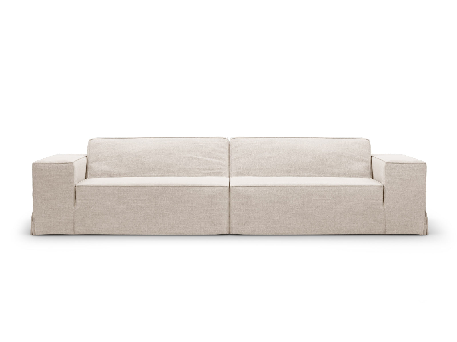Jodie Modular Sofa 4 Sitzer in Beige-LINS präsentiert im Onlineshop von KAQTU Design AG. 4er Sofa ist von Micadoni
