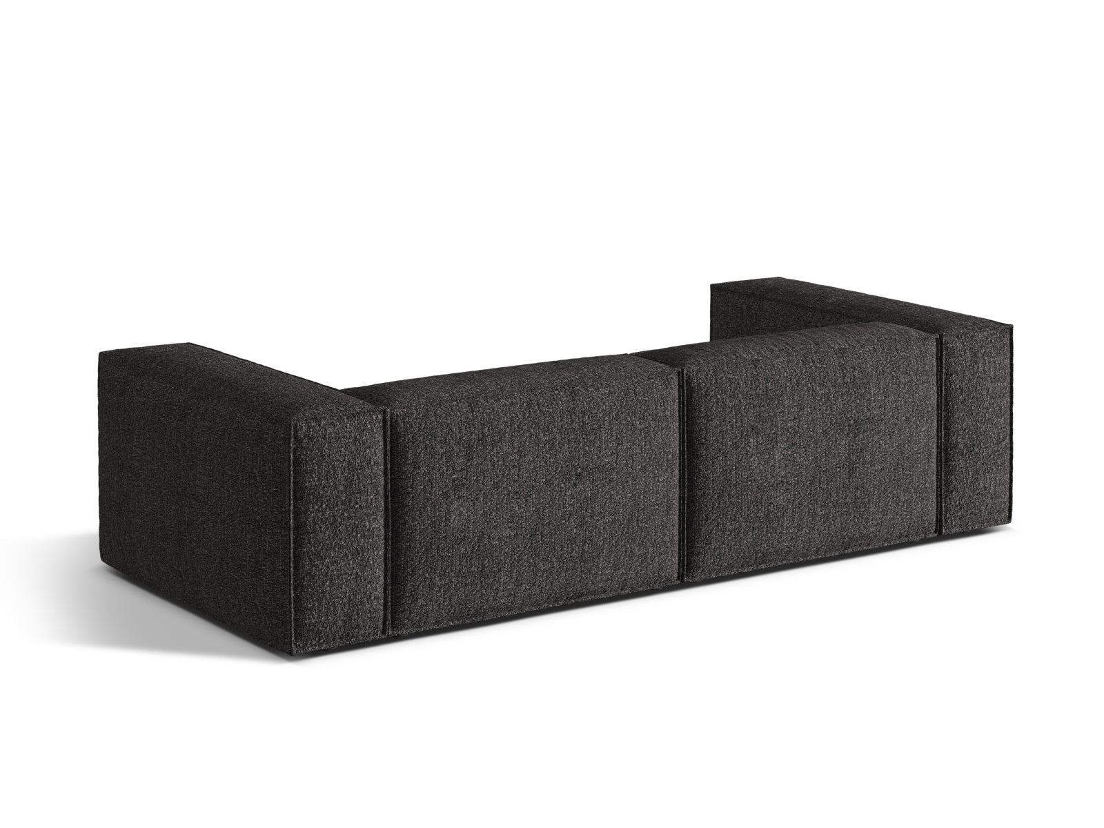 Modernes 4-Sitzer Nuria Sofa in Anthrazit, vereint Komfort und Stil, perfekt für zeitgemäße Wohnumgebungen.