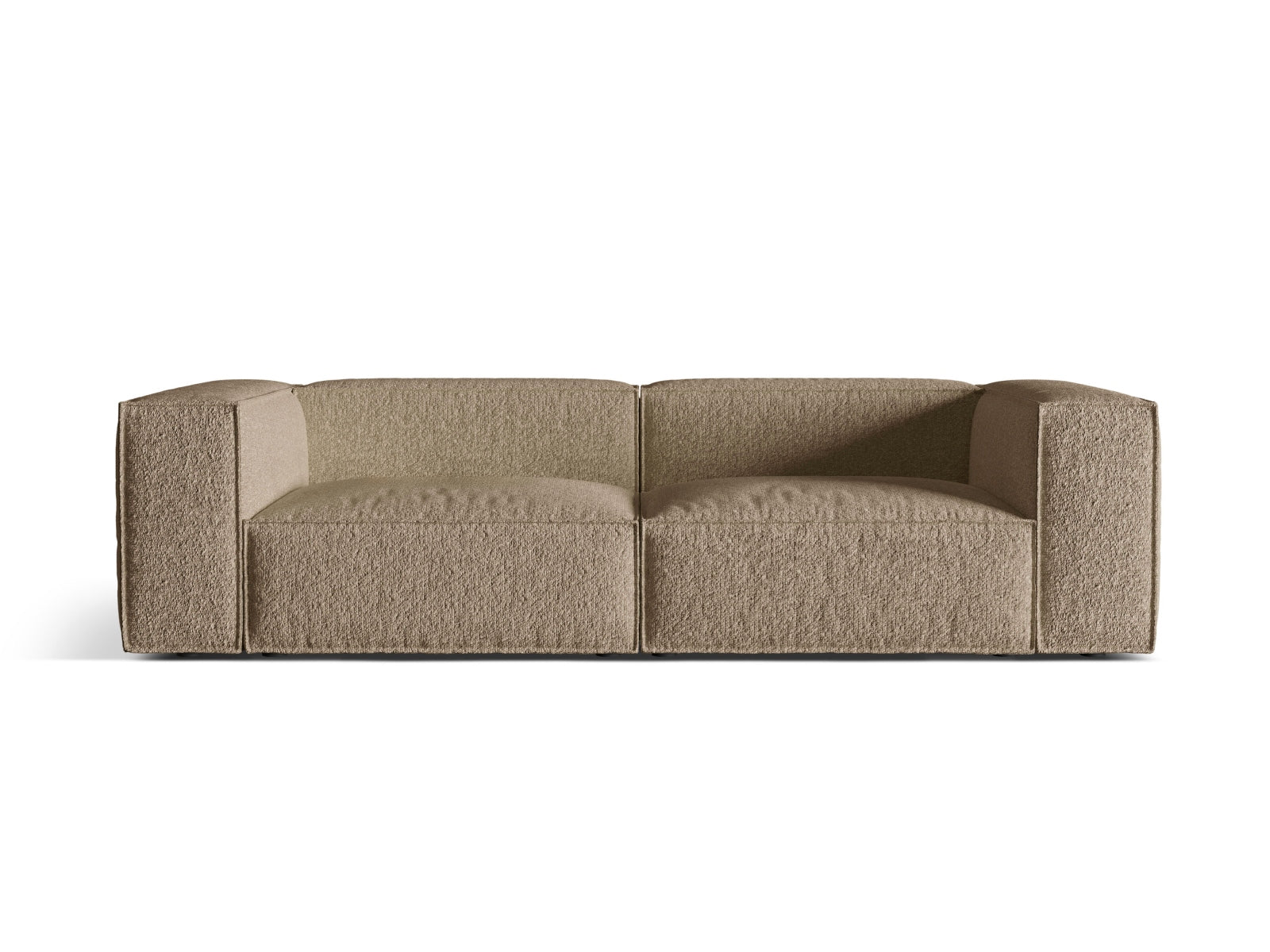 Nuria Sofa 4 Sitzer in Cappuccino präsentiert im Onlineshop von KAQTU Design AG. Sofa ist von Micadoni