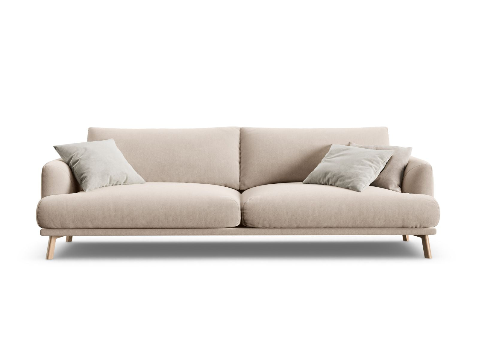 4-Sitzer Sofa Naomi in Beige-Salvador präsentiert im Onlineshop von KAQTU Design AG. 4er Sofa ist von Micadoni