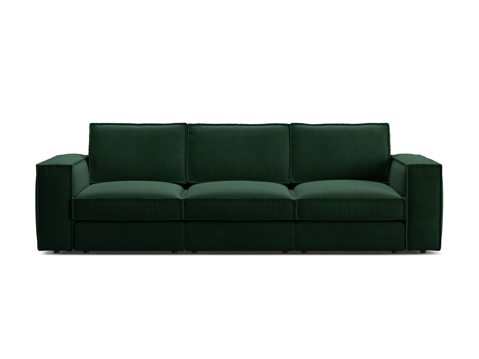 4-Sitzer Modular Sofa Pola in Bottle Green-Salvador präsentiert im Onlineshop von KAQTU Design AG. 4er Sofa ist von Micadoni