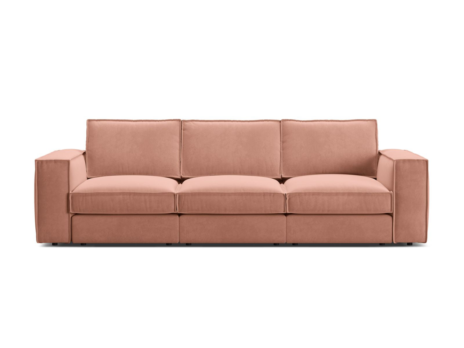 4-Sitzer Modular Sofa Pola in Pink-Salvador präsentiert im Onlineshop von KAQTU Design AG. 4er Sofa ist von Micadoni