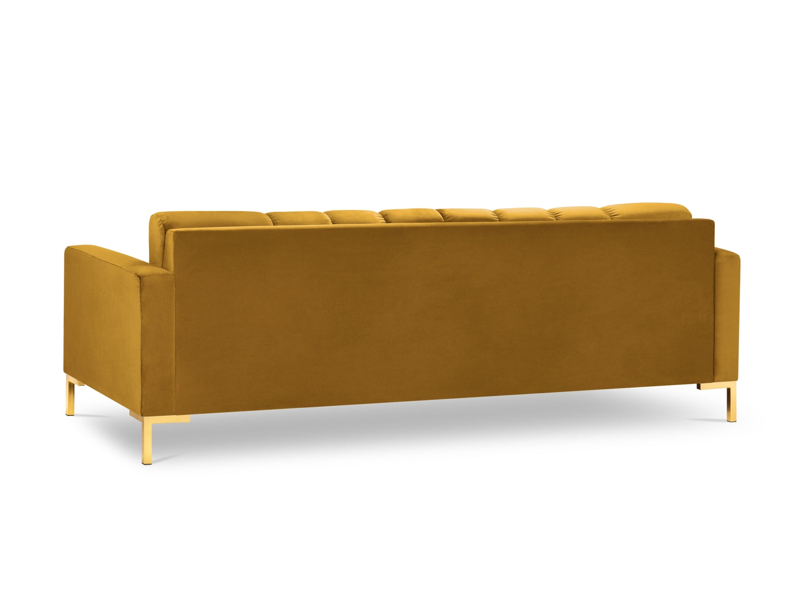 Mamaia Velour Sofa 4 Sitzer in Yellow/Gold präsentiert im Onlineshop von KAQTU Design AG. 4er Sofa ist von Micadoni