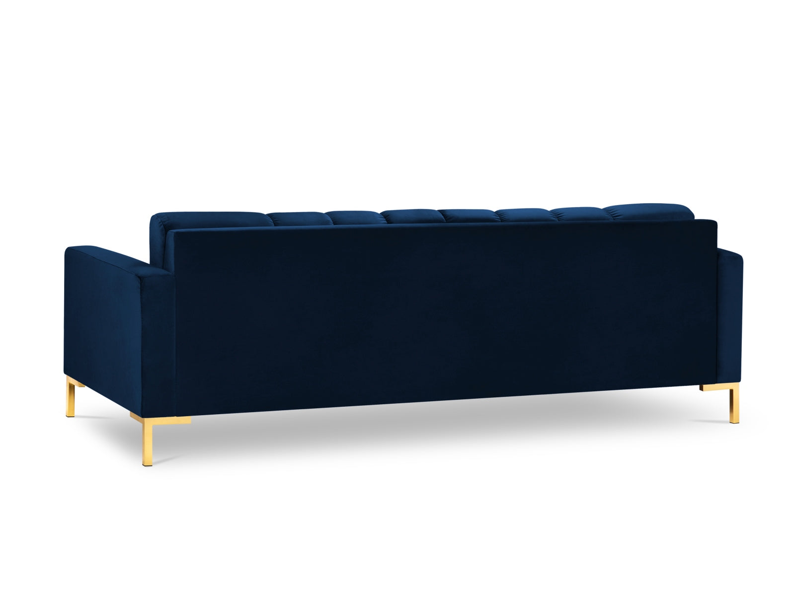 Mamaia Velour Sofa 4 Sitzer in Royal Blue/Gold präsentiert im Onlineshop von KAQTU Design AG. 4er Sofa ist von Micadoni