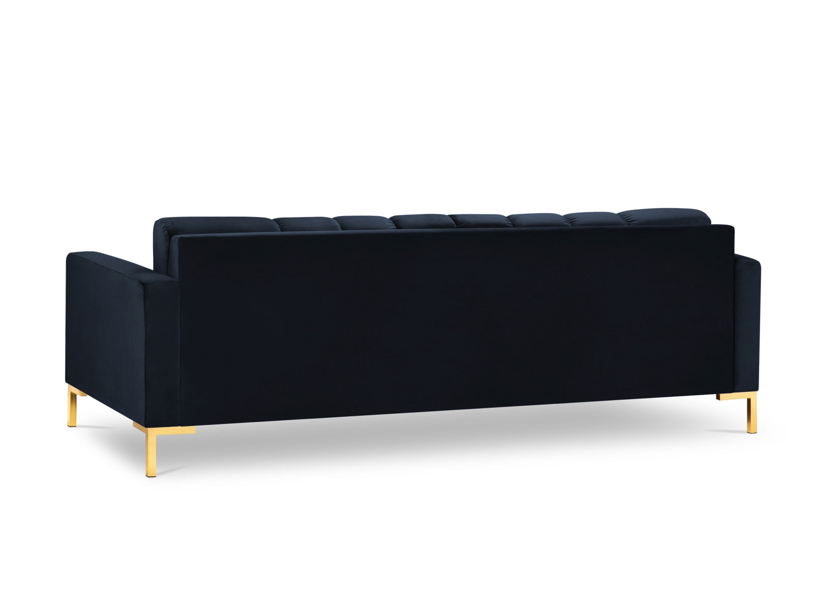 Mamaia Velour Sofa 4 Sitzer in Dark Blue/Gold präsentiert im Onlineshop von KAQTU Design AG. 4er Sofa ist von Micadoni