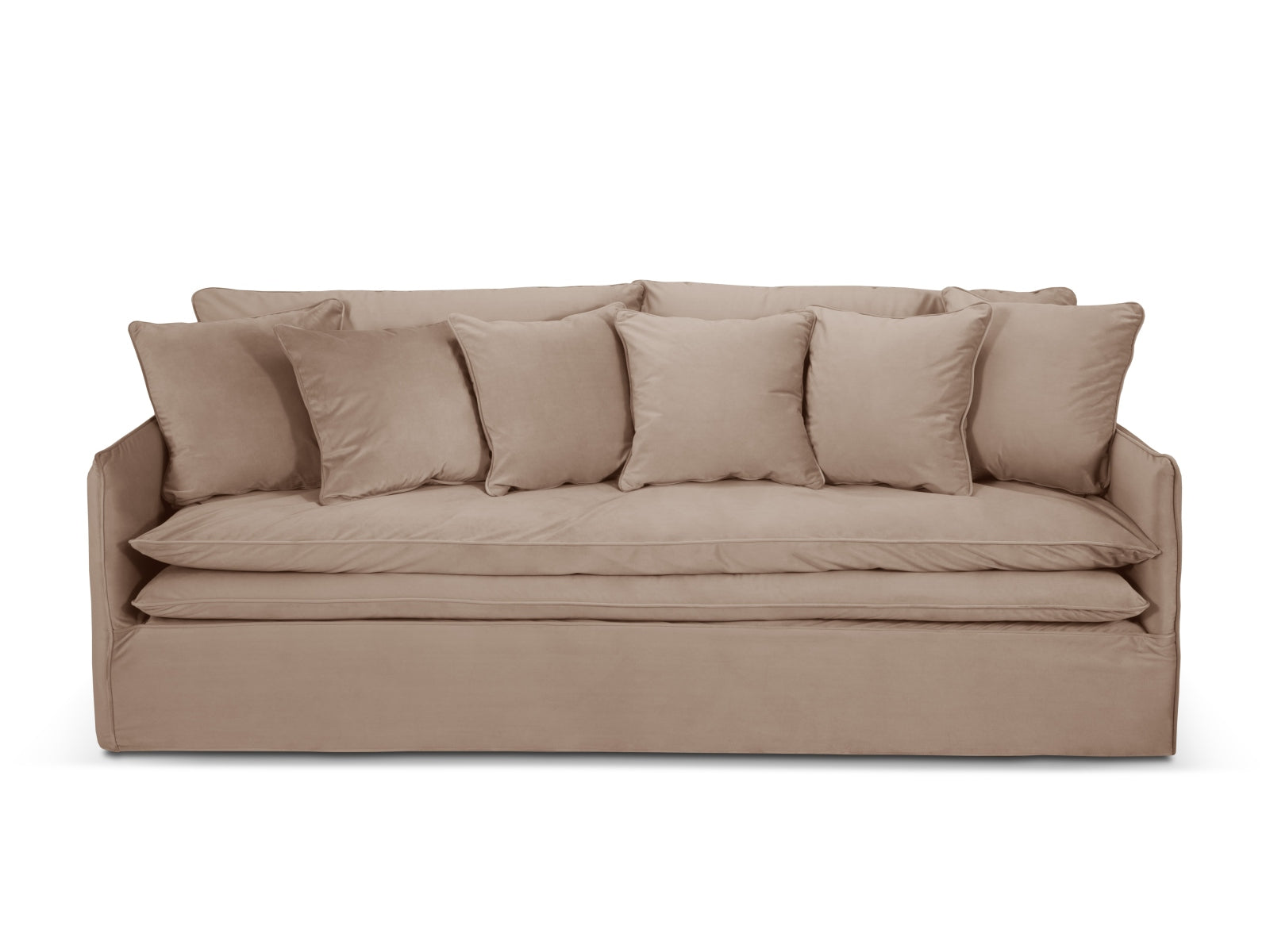 Erleben Sie das stilvolle Boho Velour Sofa 4 Sitzer von Micadoni – der perfekte Mix aus Komfort und modernem Design für Ihr Wohnzimmer. Wählen Sie Ihre Lieblingsfarbe!