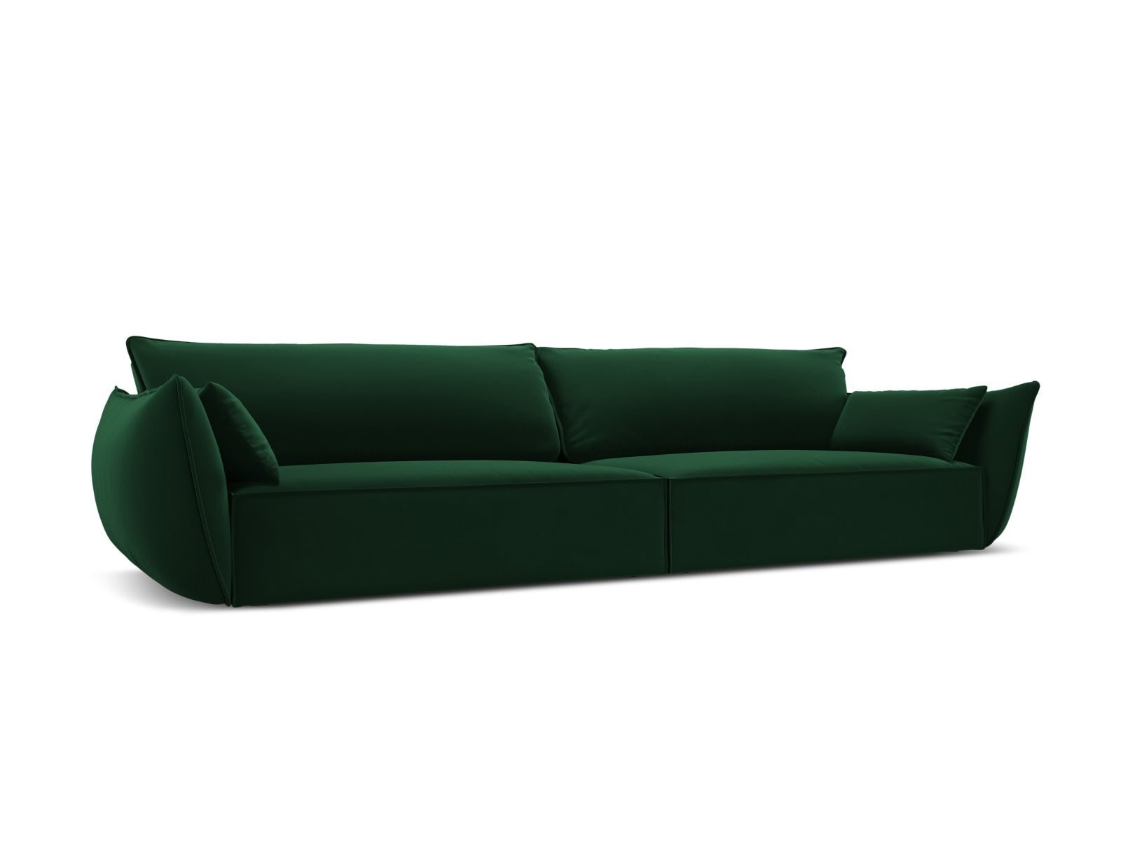 Kaelle Sofa 4 Sitzer in Bottle Green präsentiert im Onlineshop von KAQTU Design AG. 4er Sofa ist von Micadoni