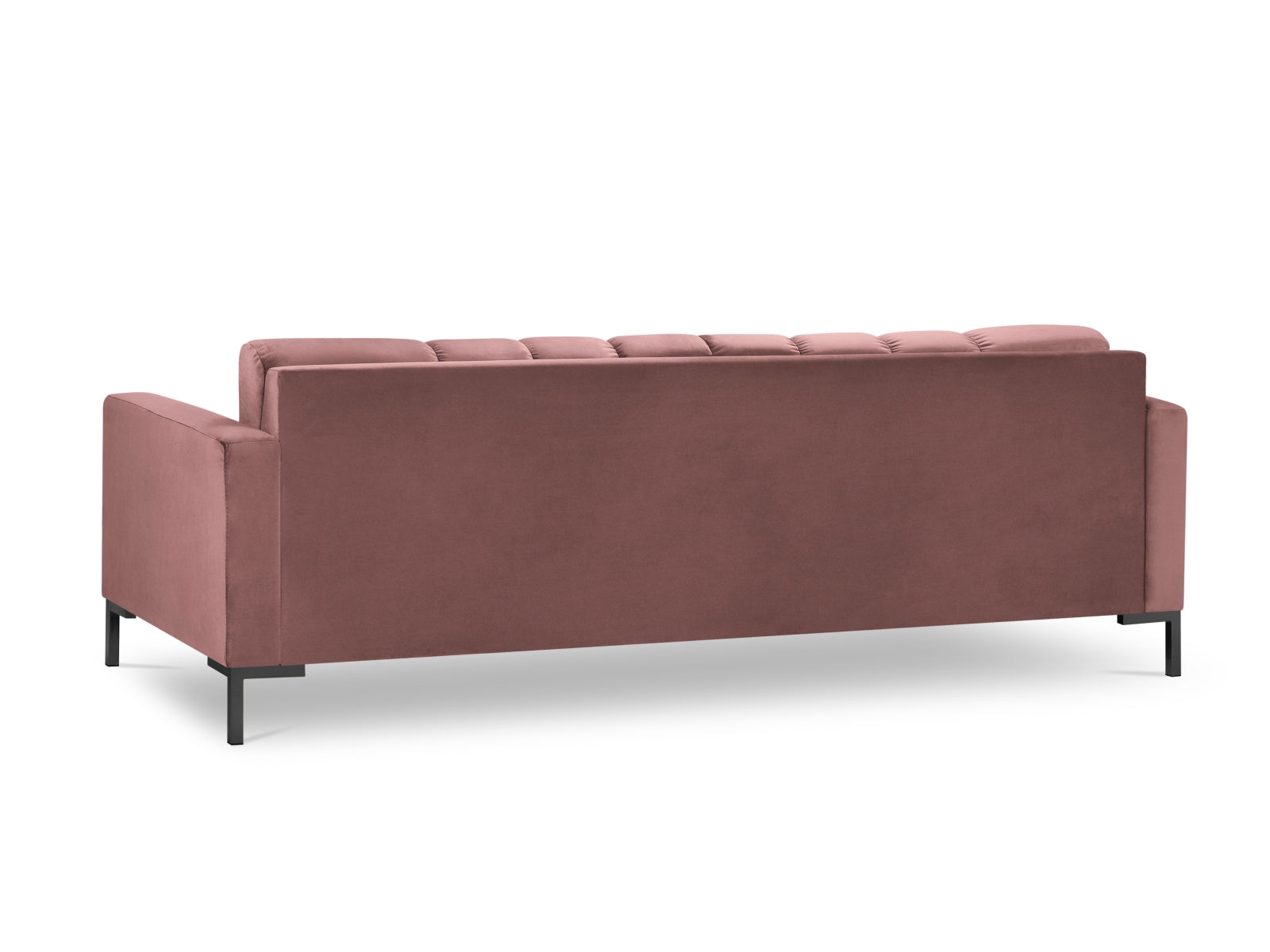 Mamaia Velour Sofa 4 Sitzer in Pink/Schwarz präsentiert im Onlineshop von KAQTU Design AG. 4er Sofa ist von Micadoni